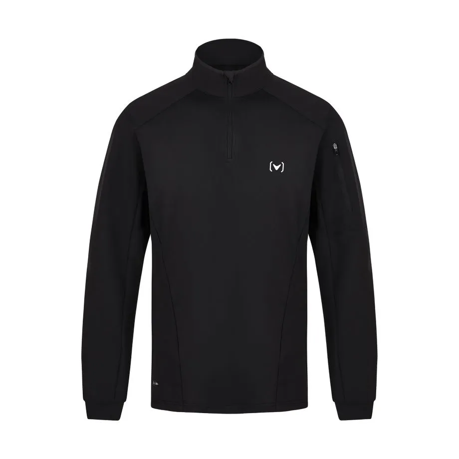 Джемпер INTRO TENDO 1/4 ZIP BLACK