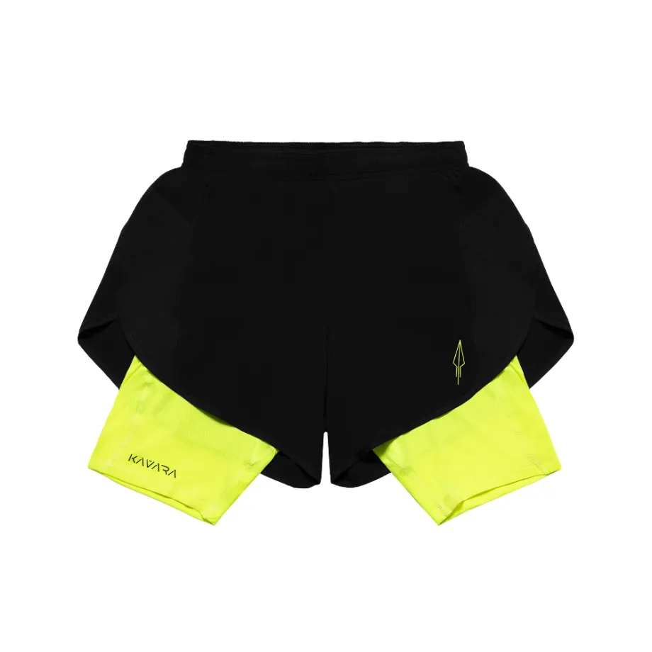 Шорты 2 в 1 NEON GREEN