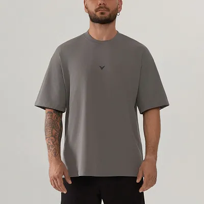 Футболка COTTON OVERSIZE GRAPHITE