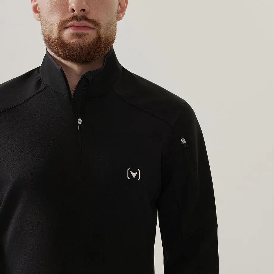 Джемпер INTRO TENDO 1/4 ZIP BLACK