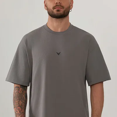 Футболка COTTON OVERSIZE GRAPHITE