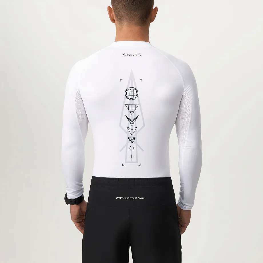 Рашгард INTRO LONG SLEEVE WHITE