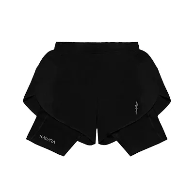 Шорты 2 в 1 REFLECTIVE BLACK