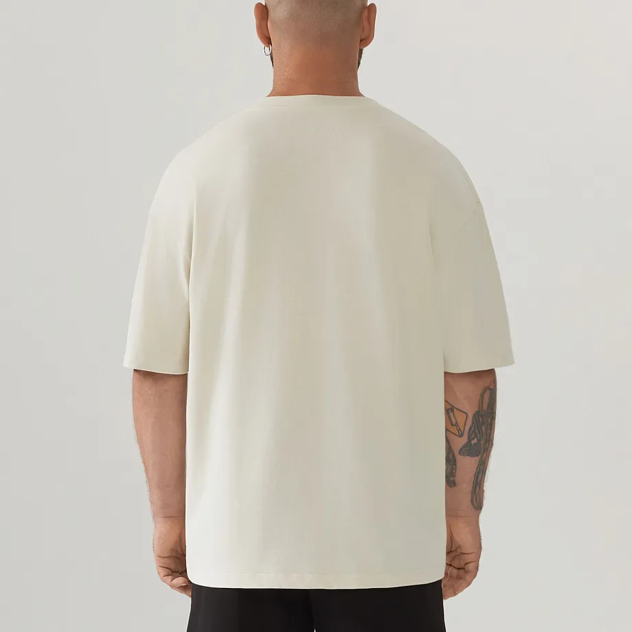 Футболка COTTON OVERSIZE BEIGE
