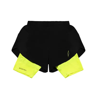 Шорты 2 в 1 NEON GREEN