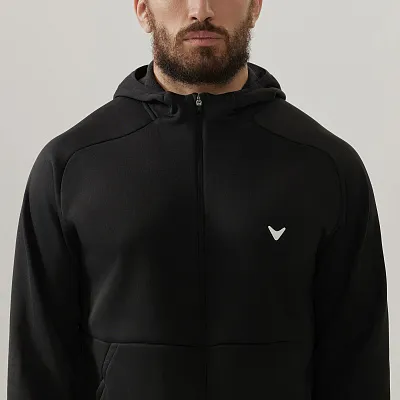 Олимпийка с капюшоном INTRO LIGHT FLEECE BLACK