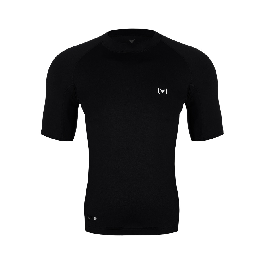 Рашгард INTRO SHORT SLEEVE BLACK