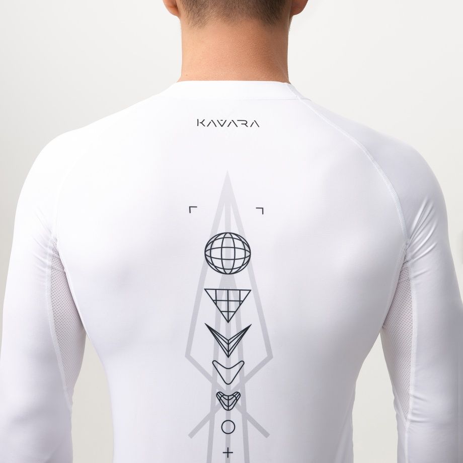 Рашгард INTRO LONG SLEEVE WHITE