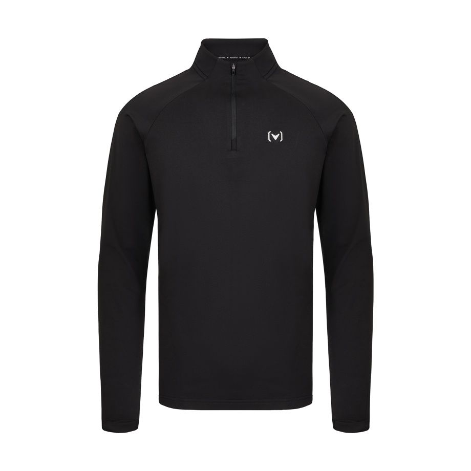 Джемпер INTRO 1/4 ZIP BLACK