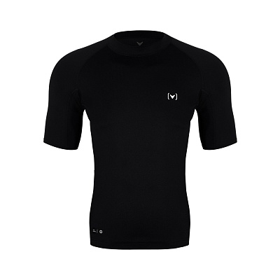 Рашгард INTRO SHORT SLEEVE BLACK