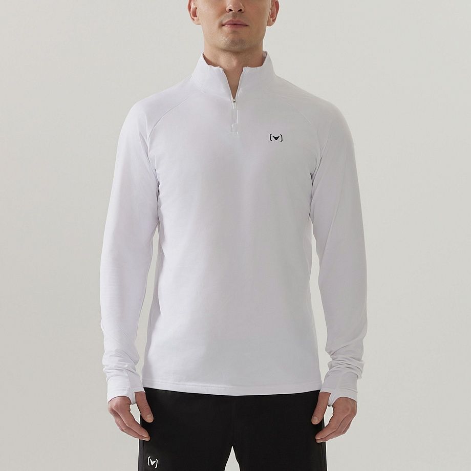 Джемпер INTRO 1/4 ZIP WHITE