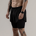 Шорты 2 в 1 REFLECTIVE BLACK
