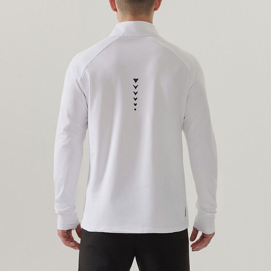 Джемпер INTRO 1/4 ZIP WHITE
