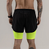 Шорты 2 в 1 NEON GREEN
