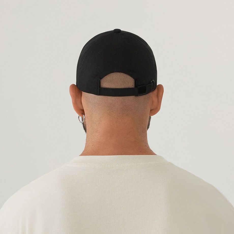 Бейсболка COTTON BLACK