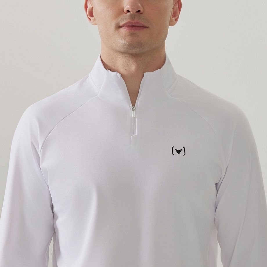 Джемпер INTRO 1/4 ZIP WHITE
