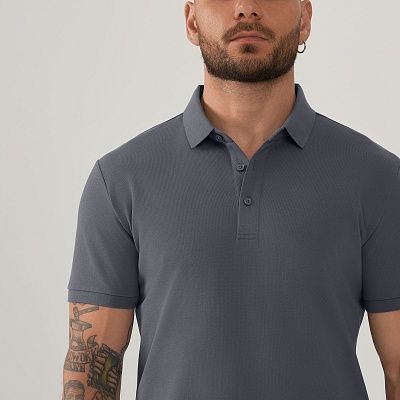 Поло COTTON GRAPHITE