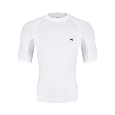 Рашгард INTRO SHORT SLEEVE WHITE